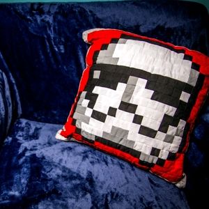 Handmade Star Wars stormtrooper pillow